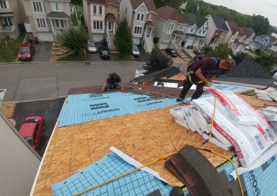 Rénovation toiture résidentielle Rive-Nord de Montréal